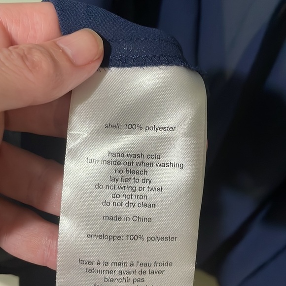 OLEG Cassini Tank and Kimono Set Navy size 16w - Picture 14 of 14